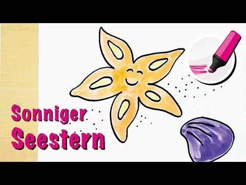 Video: Wie Zeichnet Man Einen Seestern