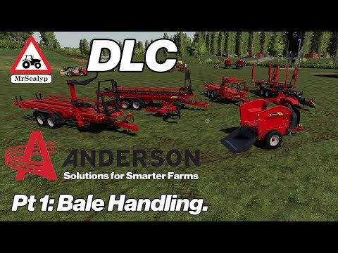 A Guide to... ANDERSON DLC, Pt 1: Bale Handling. Farming Simulator 19, PS4, Assistance!