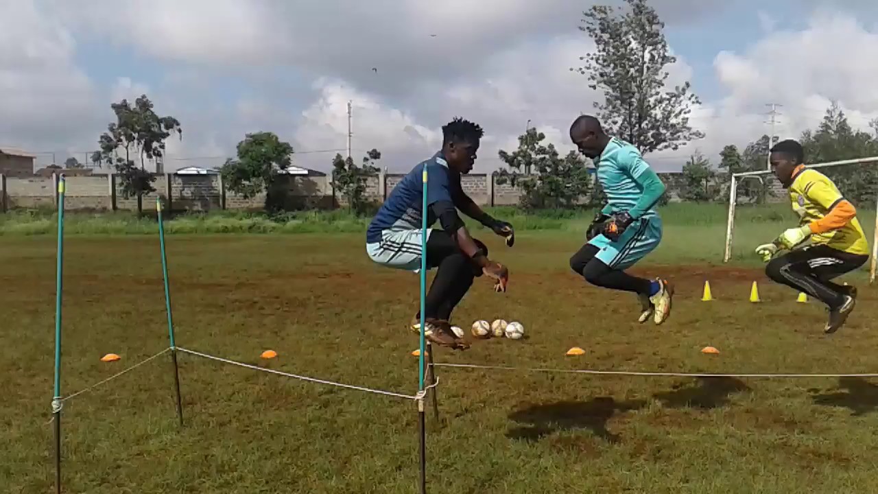 Goalkeeping Jumping Drills / Sofapaka fc goalkeepers training on