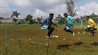 Goalkeeping Jumping Drills / Sofapaka fc goalkeepers training on jumping.