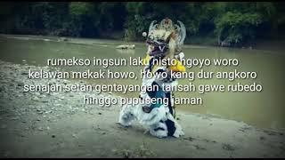 KIDUNG WAHYU KOLOSEBO cover barong devil