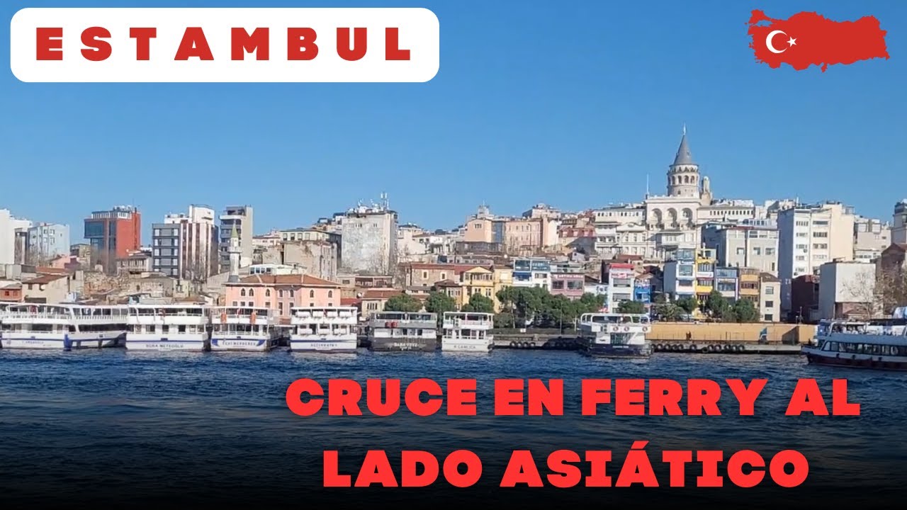 “El cruce más barato en ferry entre el lado europeo y asiático de Estambul”. Turquía.