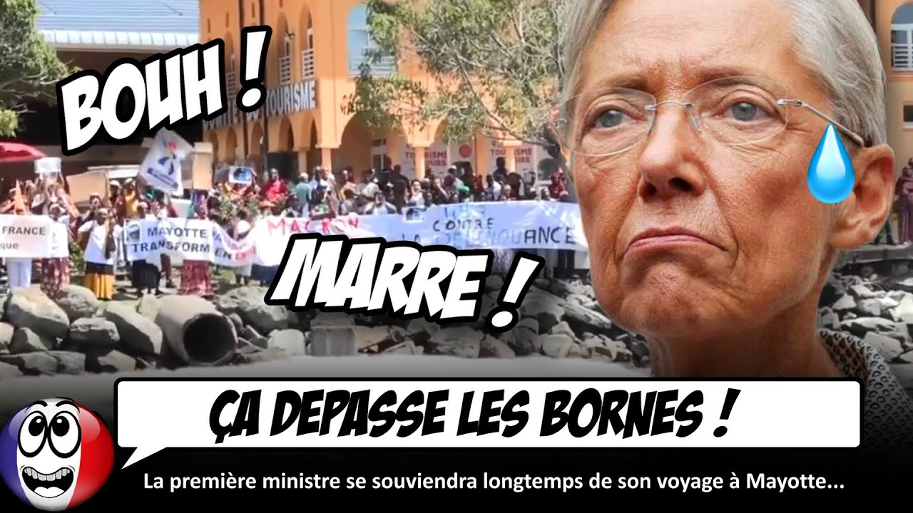 ⁣Élisabeth Borne HUÉE à pleins poumons lors de sa visite à Mayotte.