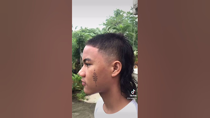 Buzz cut mullet