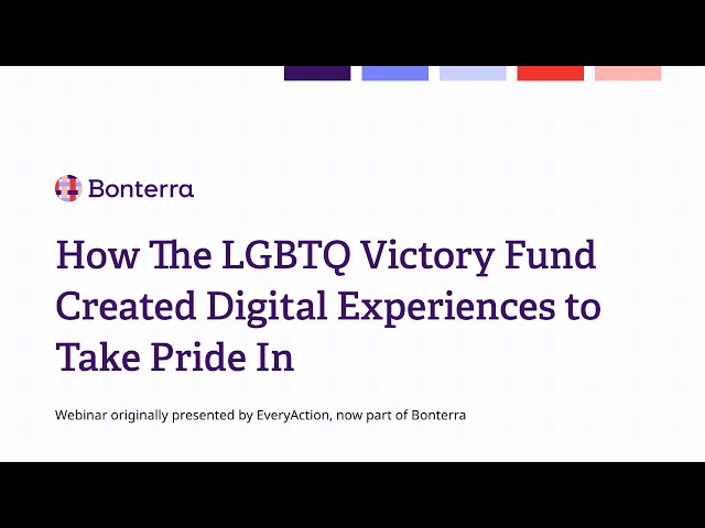 Watch How the LGBTQ+ Victory Fund created digital experiences to take pride in on YouTube.