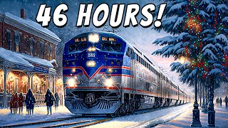 Magical Winter Train Ride On Amtrak Empire Builder! screenshot 5