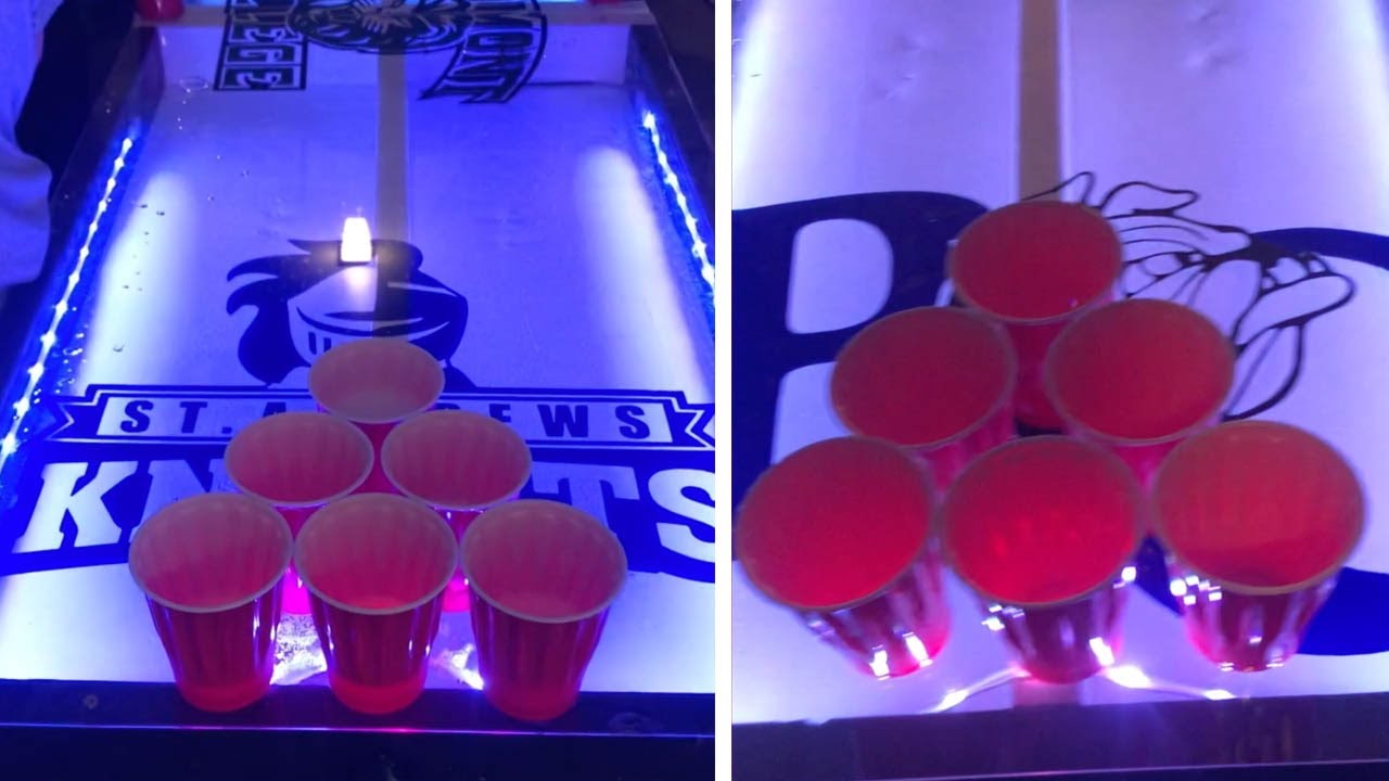 College Friends Build Ultimate Beer Pong Table YouTube