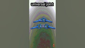 ART OF MECHANICAL ENGINEERING, UNIVERSAL JOINT #mechanicaltechnology