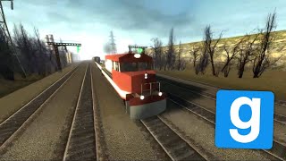 Garry's Mod Map Review: gm_trainride_v1   Day Version (Actual Train OMG)
