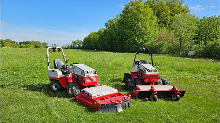 Ventrac  Brush Cutter Vs  Tough Cut In Tall Weeds!