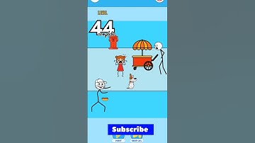 Thief Puzzle Level 44 Answer and Walkthrough🤣 #shorts