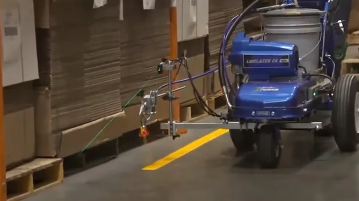 Electric line striper for medium to large projects: LineLazer ES 1000