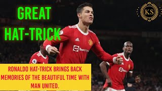 Ronaldo hat-trick seals vital win! against Totenham in premier league, highlights, goals.