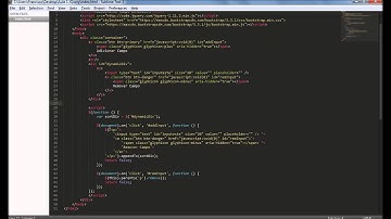 Adicionar e Remover Campos Dinâmicos JQuery BootStrap