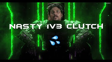Nasty 1v3 Clutch w/ Hilarious Reactions (4v4 Wager) Black Ops 3 PS4