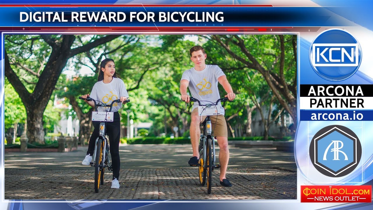 Digital reward for bicycling