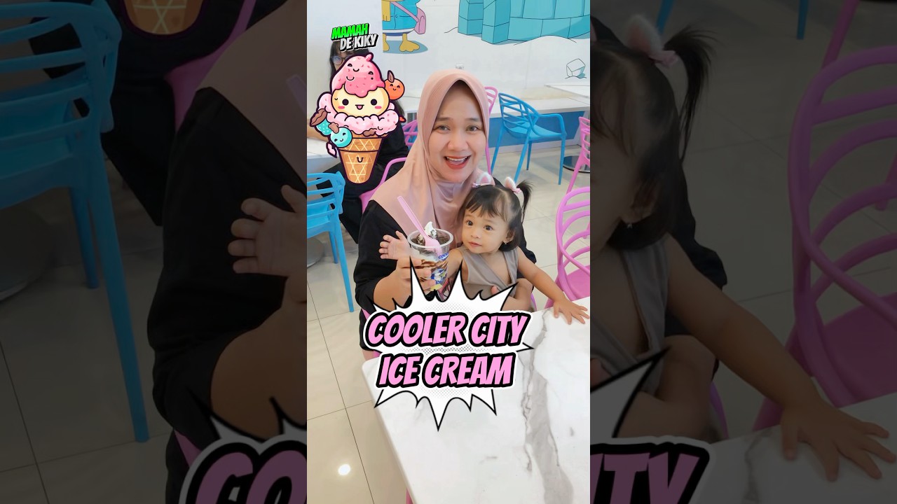 BABY YOONA NYOBAIN ES KRIM COOLER CITY 🥰 
