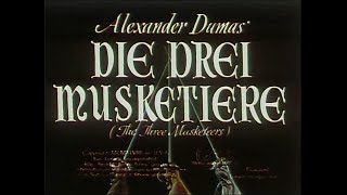 Los tres mosqueteros (1948) (Créditos y textos alemanes originales de época)