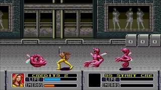 Alien Storm (SMD) Mission 1 - 3 Gameplay