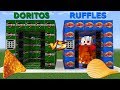 DORITOS VS RUFFLES ASANSÖR ŞANS BLOKLARI - Minecraft