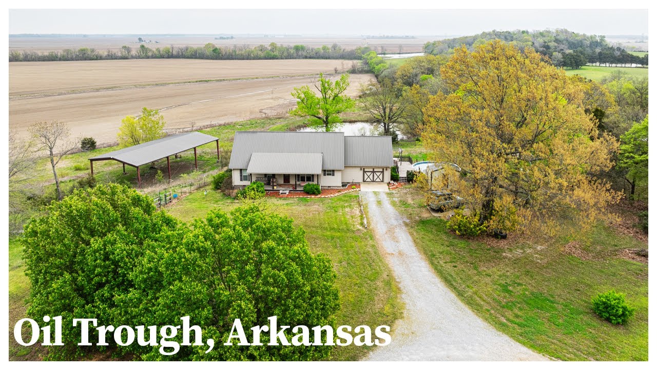 Land & Home for Sale 701 Blackland Rd. Oil Trough, AR 72564 YouTube