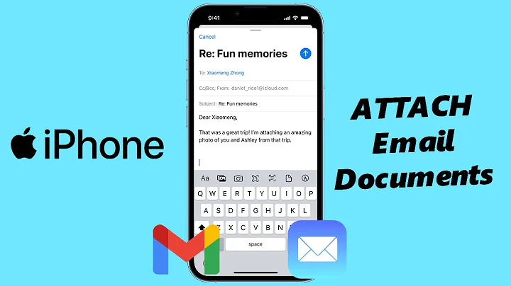 How To Attach Documents To Email On iPhone - Attach Files To Email On iPhone