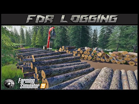 Most Logs Ever Loaded In One Session ✔ Farming Simulator 2019 ✔ FDR Logging