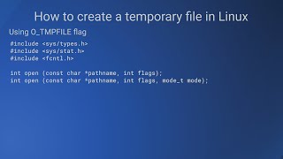 How to create a temporary file in Linux - SoftPrayog How To Create A Temporary File In Linux - Softprayog