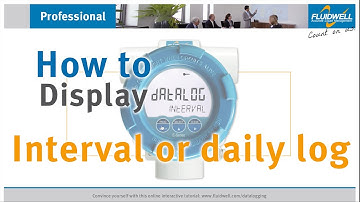 Data logging on the E-Series: Display interval or daily log tutorial