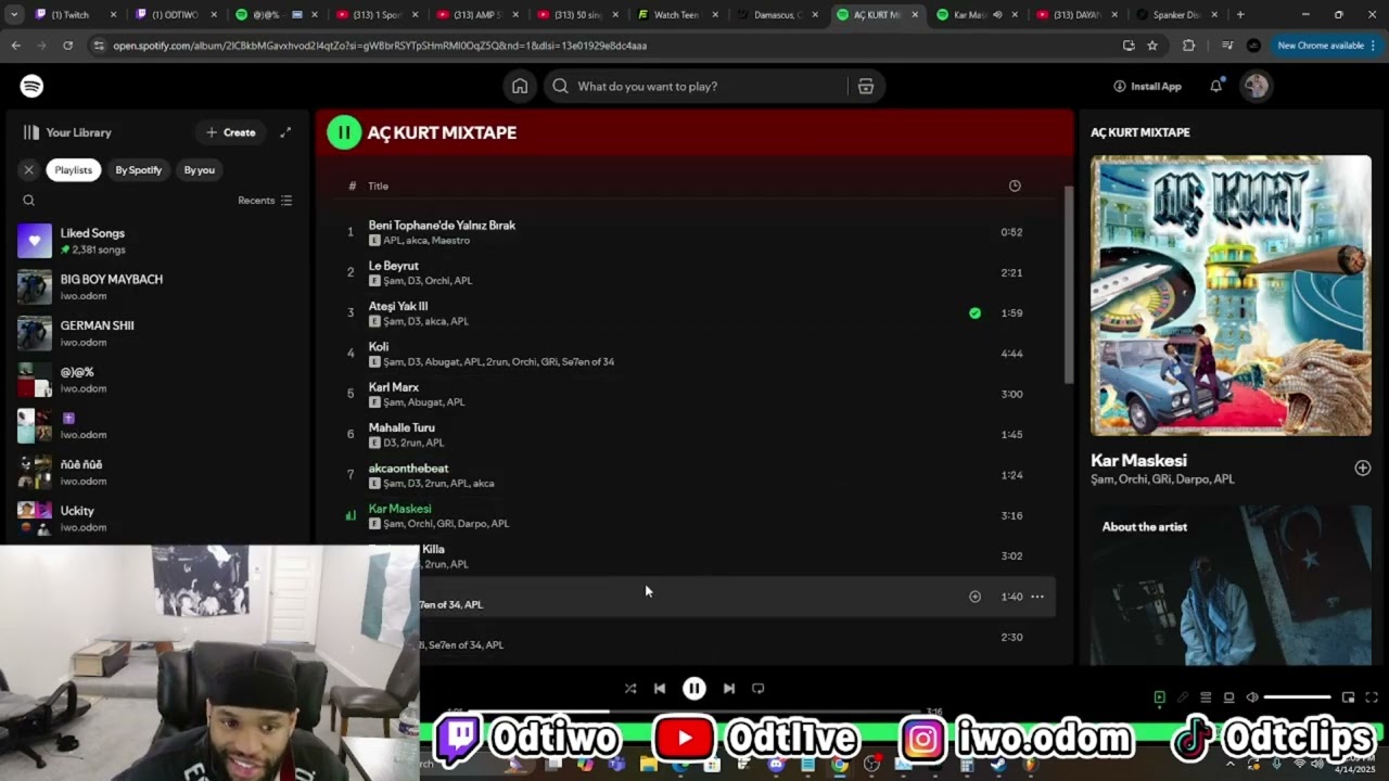 Turkish Rap Reaction AC Kurt Mixtape