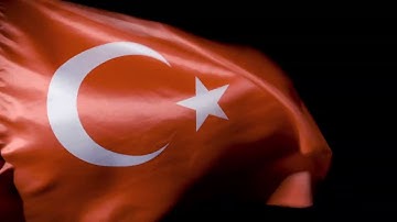 4k National Turkey Flag