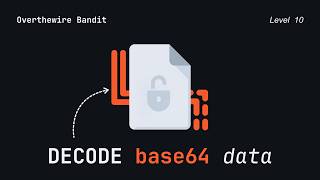 Learn how to decode base64 | Overthewire bandit10