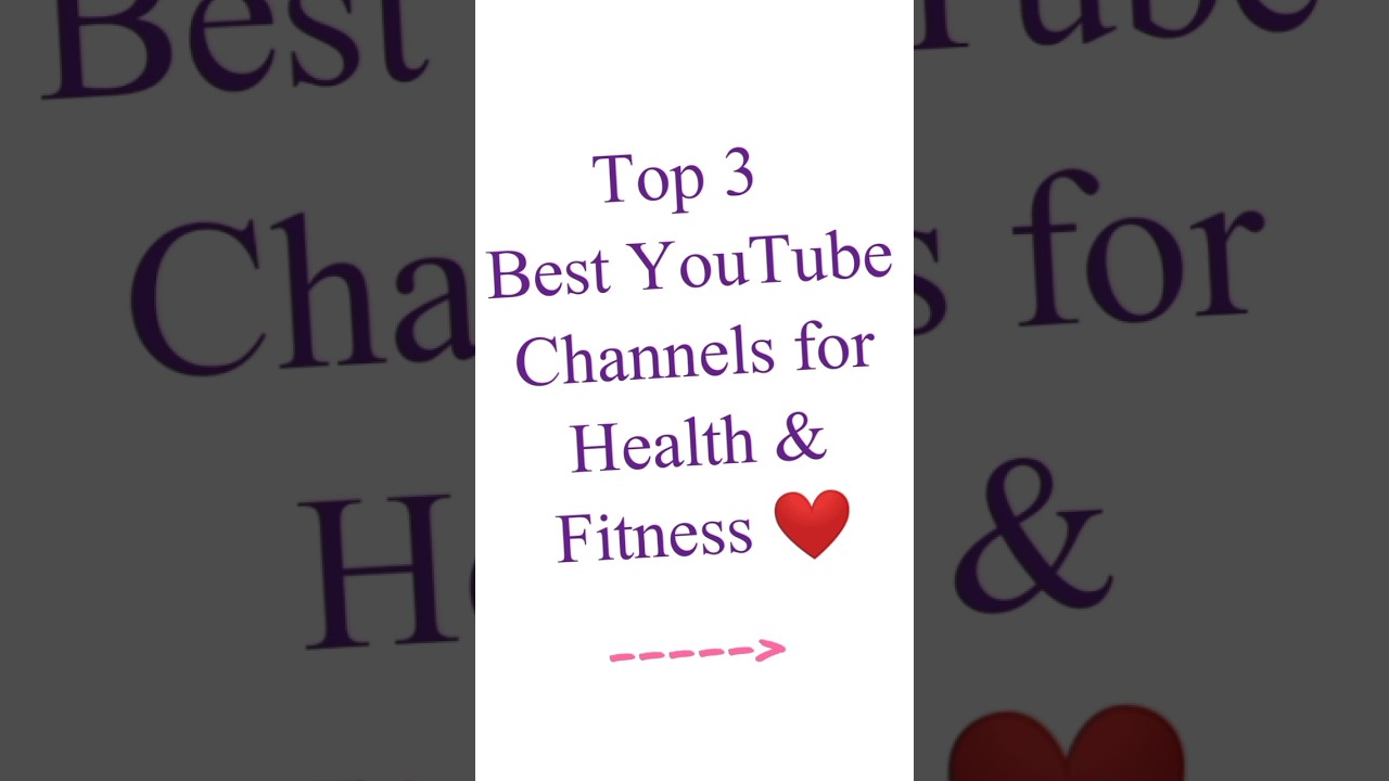 3 Best channels for Health & Fitness 💪🏻🔥||