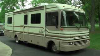 1996 Fleetwood Bounder class A gas motorhome walkaround video