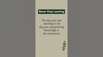 Never Stop Learning 📚 | Knowledge Is Power #dailyquotes #quotes