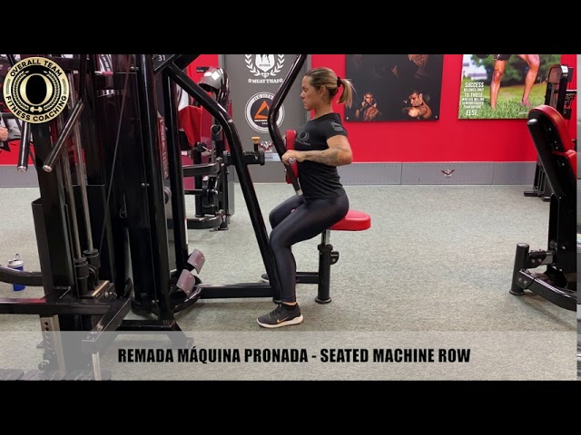 REMADA MÁQUINA PRONADA - SEATED MACHINE ROW 