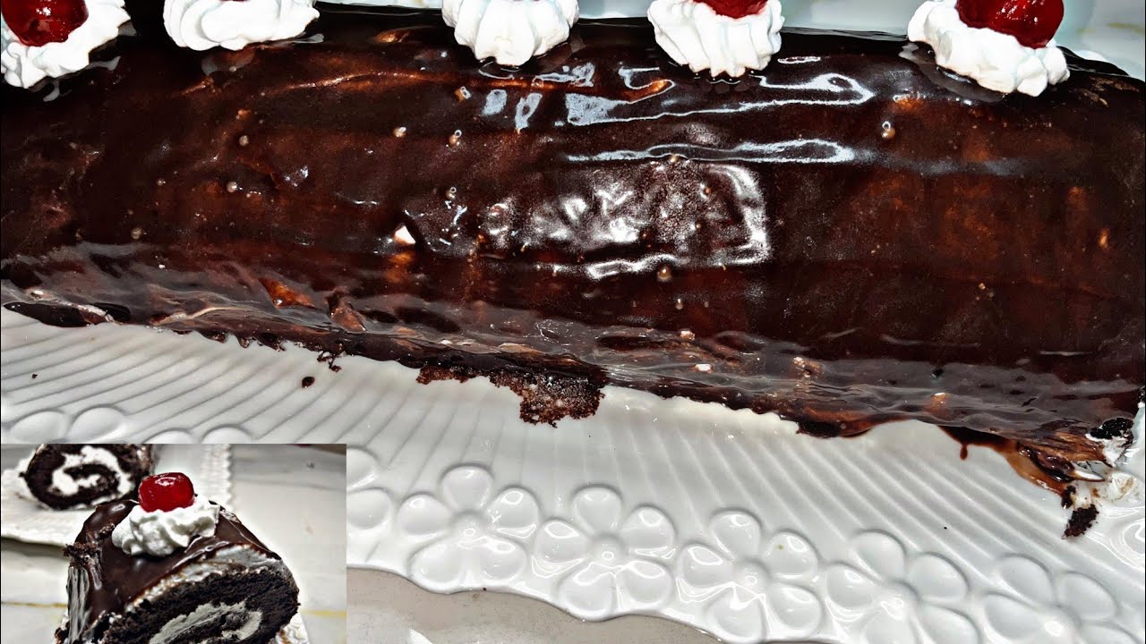 انجح💯 كيك رولي بشوكولا 🍫 بدون تكسير ورائع ولذيذ😋