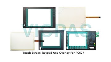 Lcd Display For Siemens Panel PC677 12 15 19 Inch Repair With Touch Screen, Overlay ,Keypad replace