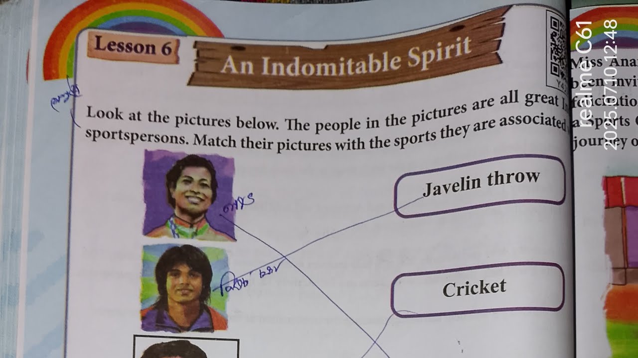 Class 6 English lesson 6 question and answer. An indomitable spirit .  Page 86 . Y4j3n3 . Y4J3N3 . .
