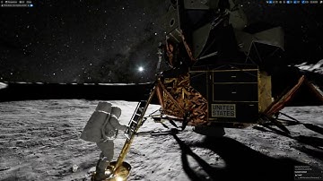 Unreal engine 5.1 virtual scouting moon shot landing WIP