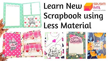 New Type of Scrapbook Tutorial by Srushti Patil
