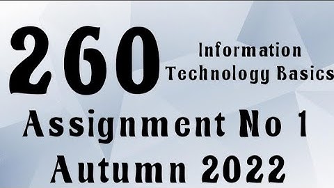 AIOU Code 260 Solved Assignment No.1 Autumn 2022 #aiou #aiousolveassignments