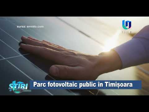 Parc fotovoltaic public în Timișoara