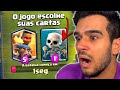 O CLASH ROYALE ESCOLHE MINHAS CARTAS NA SORTE... ou AZAR