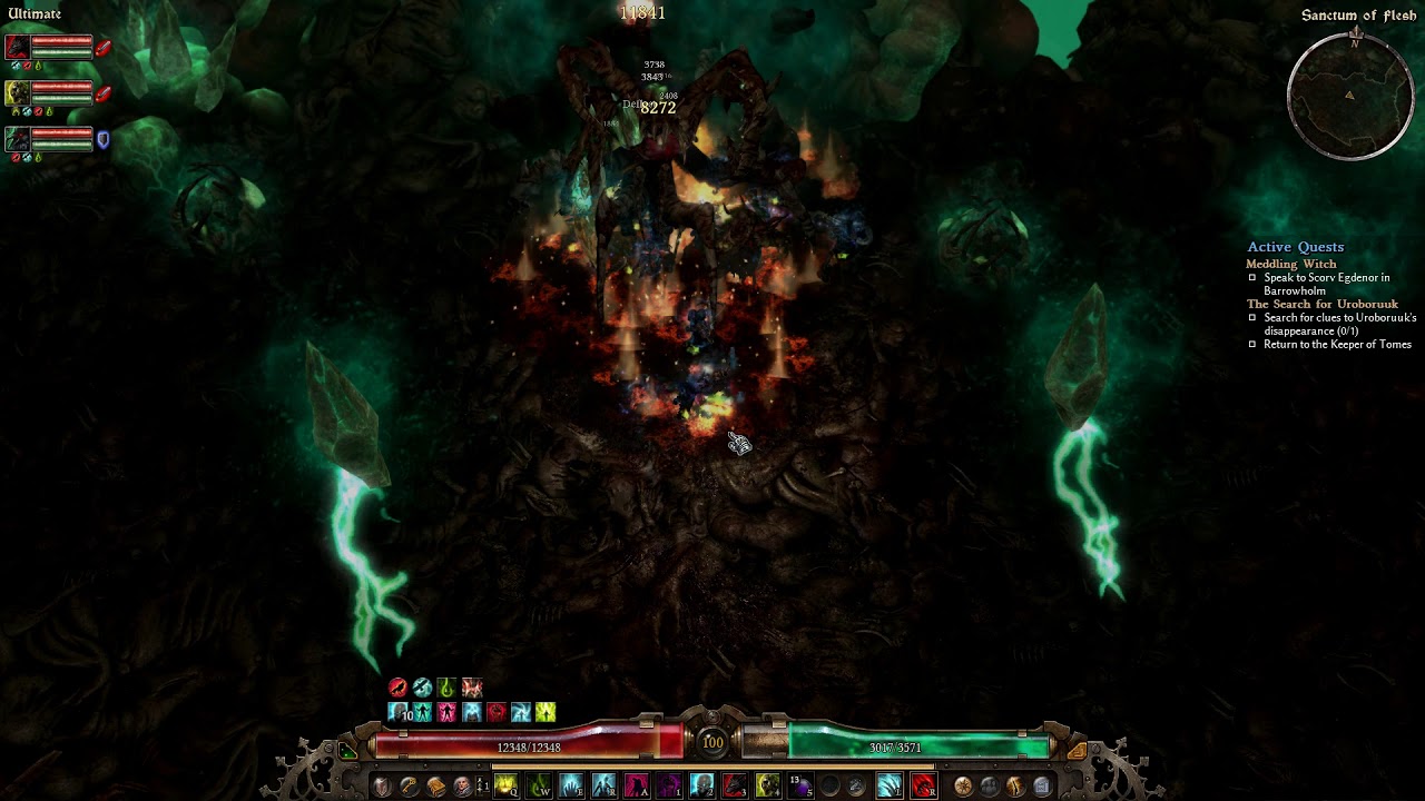 Grim Dawn Theodin Marcell kill. Cabalist build.