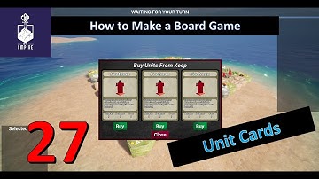 How to Make a HexTile Board Game in UE5   Part 27   Unit Cards