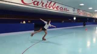 students dare trainer to 'do it then'.. (roller figure skaters)