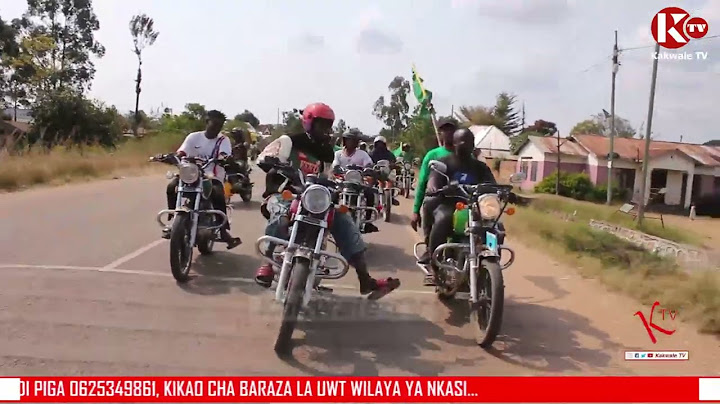 SHUHUDIA MWANZO MWISHO MAPOKEZI YA MHE. BUPE WILAYANI NKASI.