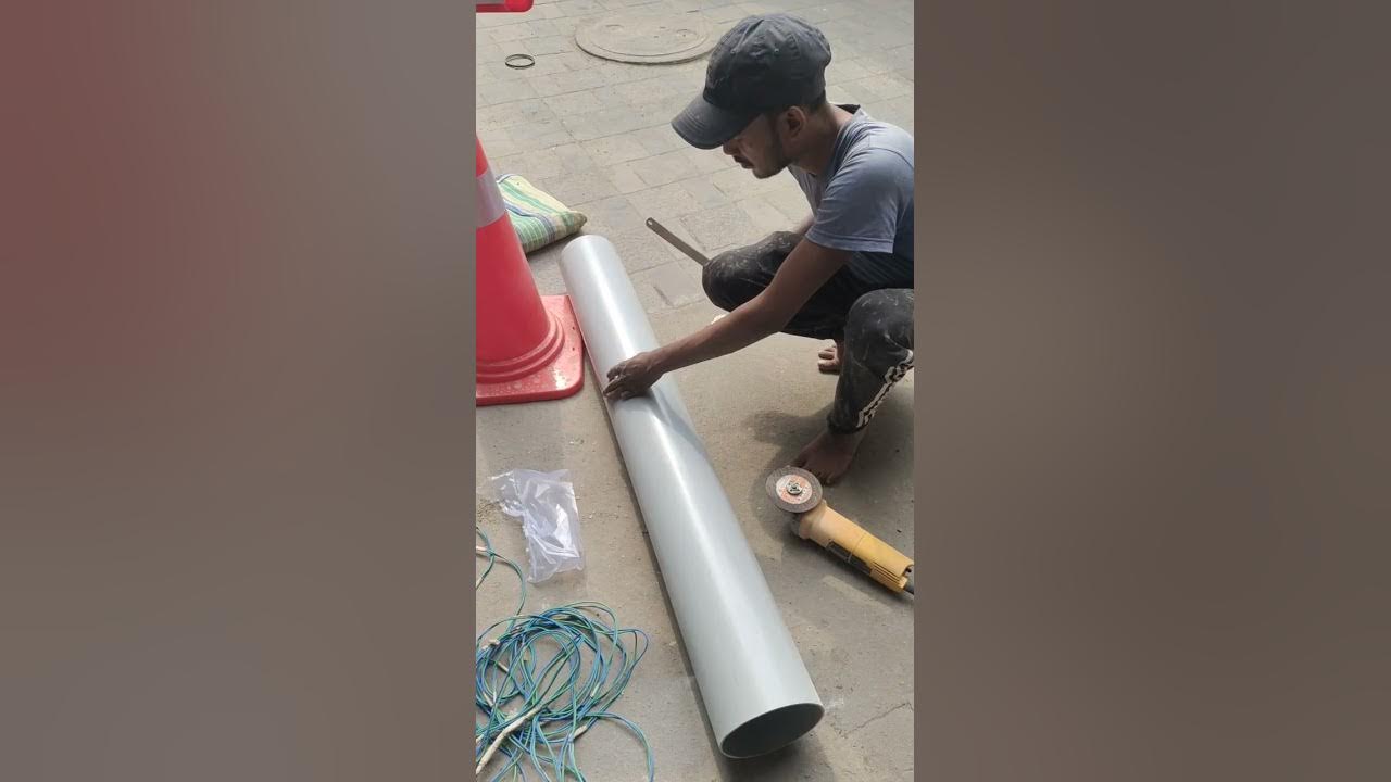 Completed 4" , 6" P.V.C Pipe Remove and Installation process for 8