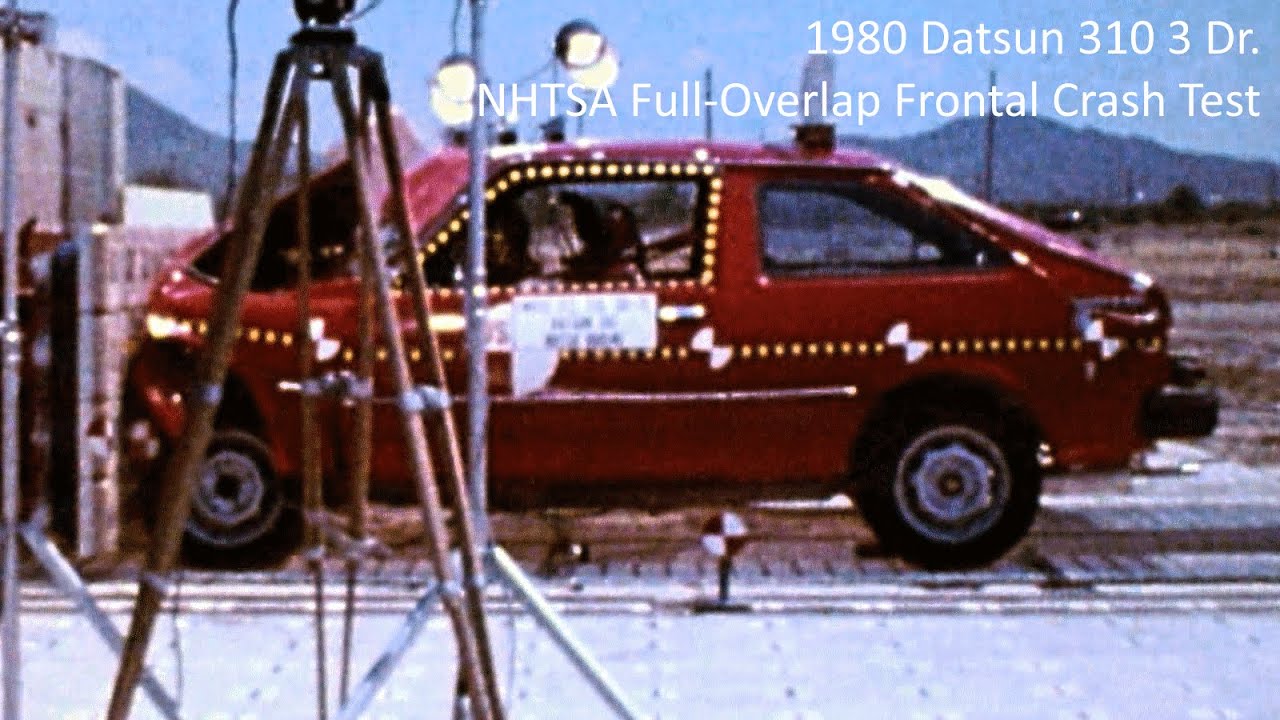 1979-1982 Datsun 310 3 Dr. Hatchback NHTSA Full-Overlap Frontal